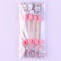 Skewers "Lyalki", gender, pink, in a set of 6 pieces