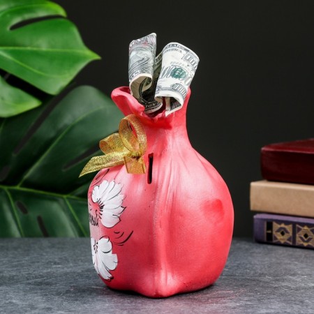 The piggy bank "SPEC - untouchable stock" red, 17cm-3