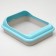 Toilet "Moore-huma" for cats, with a frame of 44 x 34 x 10 cm, blue