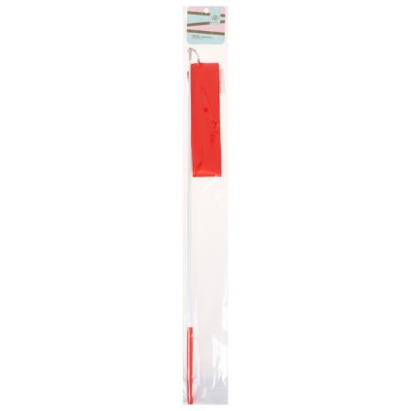 Ribbon for rhythmic gymnastics with a stick Grace Dance, 6 m, red color-4