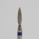 Diamond cutzes for manicure "Flame", medium grain, 1.8 × 8 mm, in a plastic case