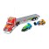 Avtobos radio -controlled truck, with tractors, works from batteries, mix