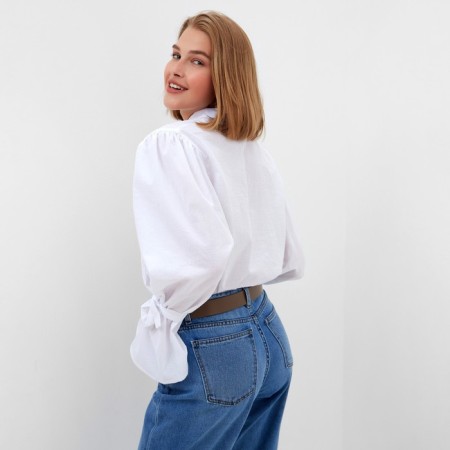 Women's blouse minku: enjoy color white, rr 42-2