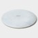 Black din of dinner shade "Marble White", d = 20 cm