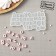 Silicone form "alphabet for bento-traps", letter 1 cm, transparent color