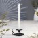 Metal “Classic” candlestick, one candle, 11 x 6 cm, black