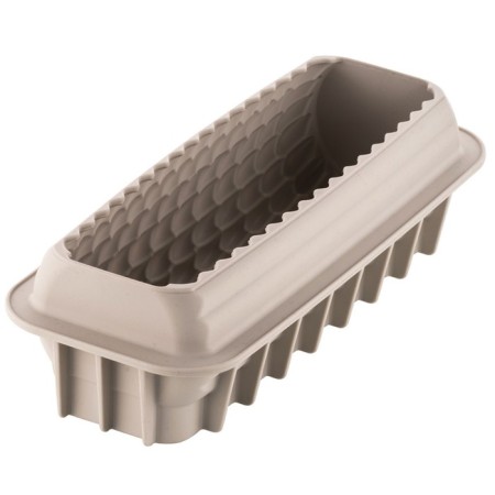 Form for the preparation of cakes, silicone, 24.5x9.5x7.7 cm-2