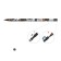 Mechanical pencil Erichkrause "Colortouch Walkers", Grifel D = 2.0 mm, with a grif, "Soft-Touch" with a design, in a tube