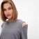 Women's dress Minaku: Casual Collection Graphite Color, Rr. 44