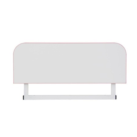 Side border prefix for the growing transformer desktop Polini Kids City D2, size 55x20 cm, color white-r.