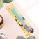 Set of candles in the cake, 6 pieces "Happy", 17 cm, blue with blue