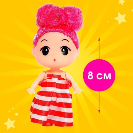 Baby doll "Alina" with a stroller, color mix-1