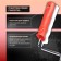Decorative tundra roller, rubber, "roses", handle d = 6 mm, 180 mm
