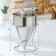 Mechanical funny doster Konfinetta, 19.5 × 16.2 × 12 cm, funnel diameter 11.6 cm, 8 mm output, stainless steel