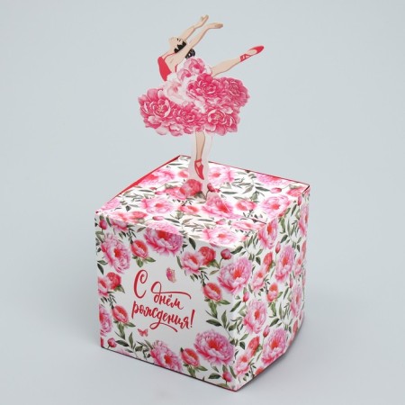 Volumetric postcard "Happy Birthday", ballerina, 19 x 10 x 33 cm-5
