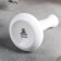 Porcelain vase for flowers Wilmax, 9.5 × 14.5 cm, white color