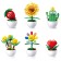 Designer "Flowers in a pot", 6 species, mix