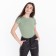 T -shirt female, green color, size l (46)
