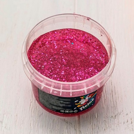 Slime "Pegasus", holography, lilac, 90 g-2