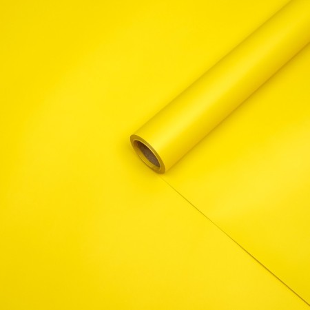 Matte film, basic colors, yellow, 57cm*10m-1