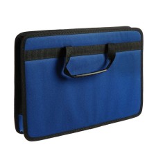 The folder with the handles is textile, A4, 365 x 260 x 50 mm, 1C13 