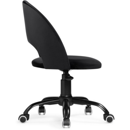 Computer chair Irre Metal/velor, black 56x60x87 cm-2