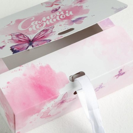 Gift box, packaging, "tender", 16.5 x12.5 x5 cm-3