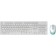 Keyboard set and Defender Ackland C-987, wireless, membranes, 1600 dpi, USB, white