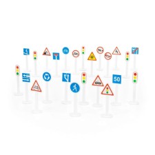 Set of road signs No. 3 (24 elements) (in the package)