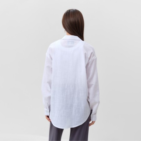Female linen mist, size 52-54, white color-3