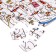 Puzzle in the thermal engine "Gusemania", 80 parts, 350 ml