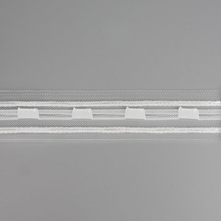 Curtain tape, 3 cm, 10 ± 1 m, white color-3