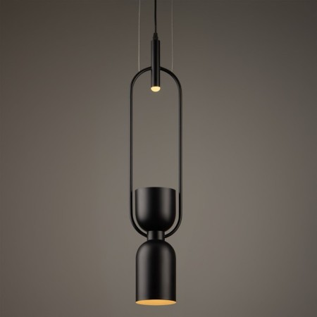 Suspended lamp Freya Fr5400PL-01B Achillea, 150x150x2000 mm, E27, 1x40W, 90lm, 3000k, black color black-5
