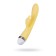 Vibrator Flovetta by Toyfa Aster with a clitoral stimulator, silicone, 22 cm, yellow color
