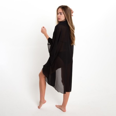 Tunic beach female, black color, size 50-4