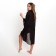 Tunic beach female, black color, size 50