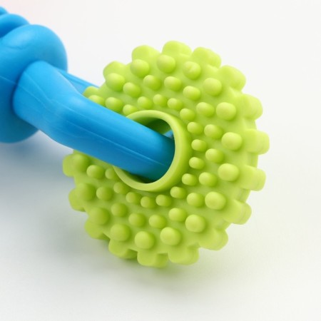 Chewing toy "Always together!", TPR, 18.5 cm, circle/candy/gear-4