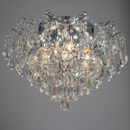 MARIA CHARALY 9X60W E14+27W LED PDU Chrome 58x58x33cm SVK-1