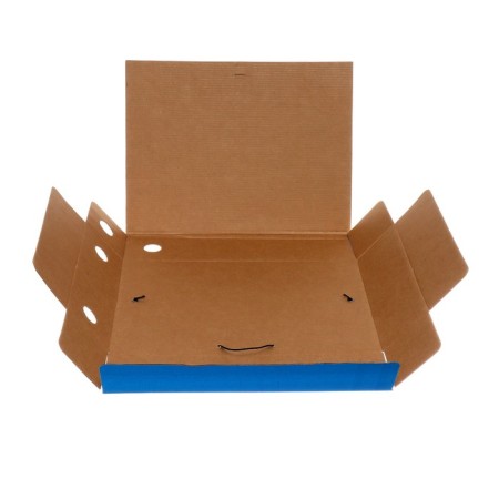 Archive folder on gum Calligrata, microhofrocard, 75 mm, up to 700 l, blue-7