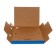 Archive folder on gum Calligrata, microhofrocard, 75 mm, up to 700 l, blue