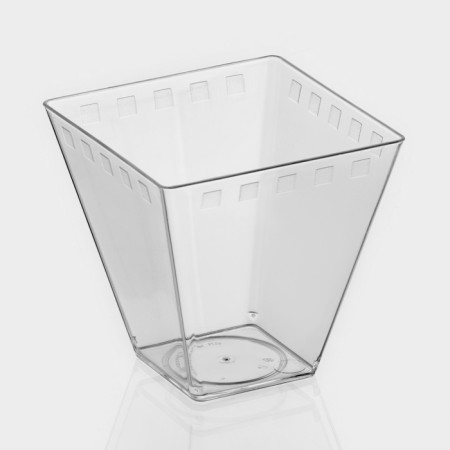 Plastic disposable form for Brussels buffet, 150 ml, transparent color-6