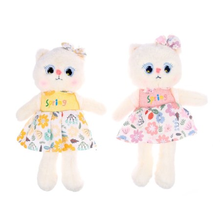 Soft toy "cat", 30 cm, color mix-3