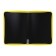 Plastic folder A4, 325 x 230 x 25 mm, lightning around, calligrata "office", PM-A4-11, 0.5 mm, color, texture "sand", black/yellow
