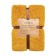 Buenas Noches blanket, size 220x240 cm, yellow color
