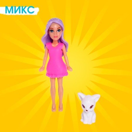 Fashionable doll "Lily" with accessories, mix-7