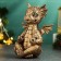 Figure "Dragon Meditates" bronze, 12.5x17cm