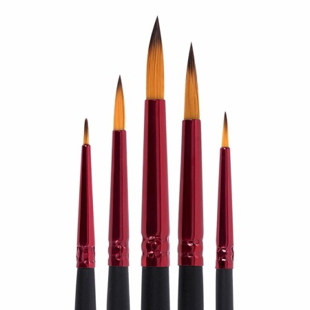 System Synthetics 5 pieces, Brauberg Premium, round No. 1, 2, 3, 4, 5-3