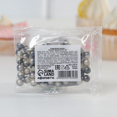 Sprinking confectionery: silver, 25 g.-9