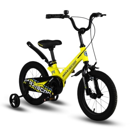Bicycle 14 ’’ maxiscoo space standard plus, yellow matte color-1