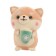 Soft toy "Corgi with a glass", Mix color